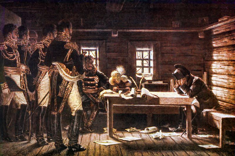 Наполеон на совете после сражения. Источник: wikipedia.org Наполеон на совете после сражения. Источник: wikipedia.org
