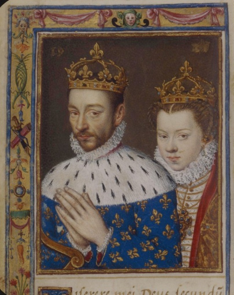 Король Франции Карл IX и Елизавета Австрийская.jpg