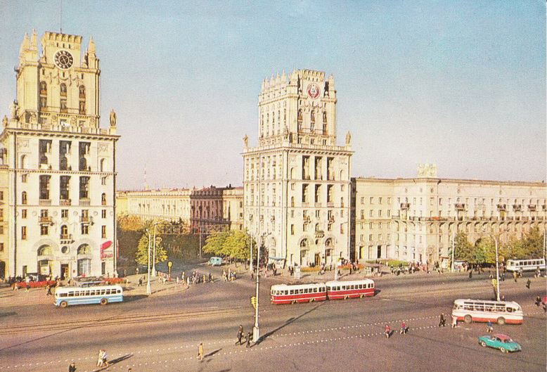 Минск, Привокзальная площадь, 1979 год