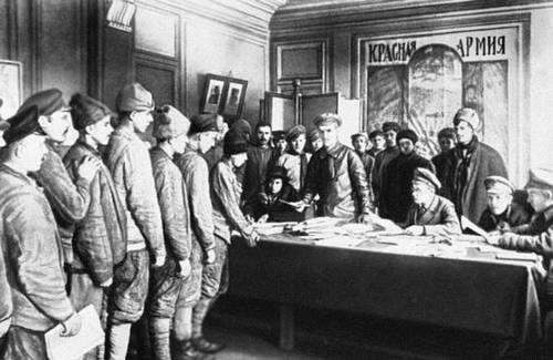 3 Запись добровольцев в Красную Армию. 1918..jpg 3 Запись добровольцев в Красную Армию. 1918..jpg