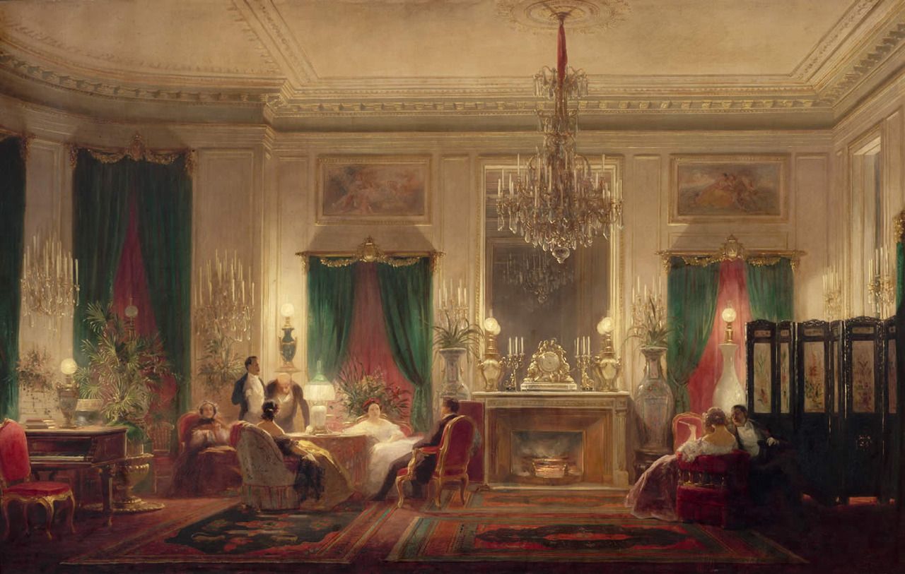 «Салон принцессы Матильды на улице Курселль». Шарль Жиро, 1859 год. («Дилетант») фото 2.jpeg