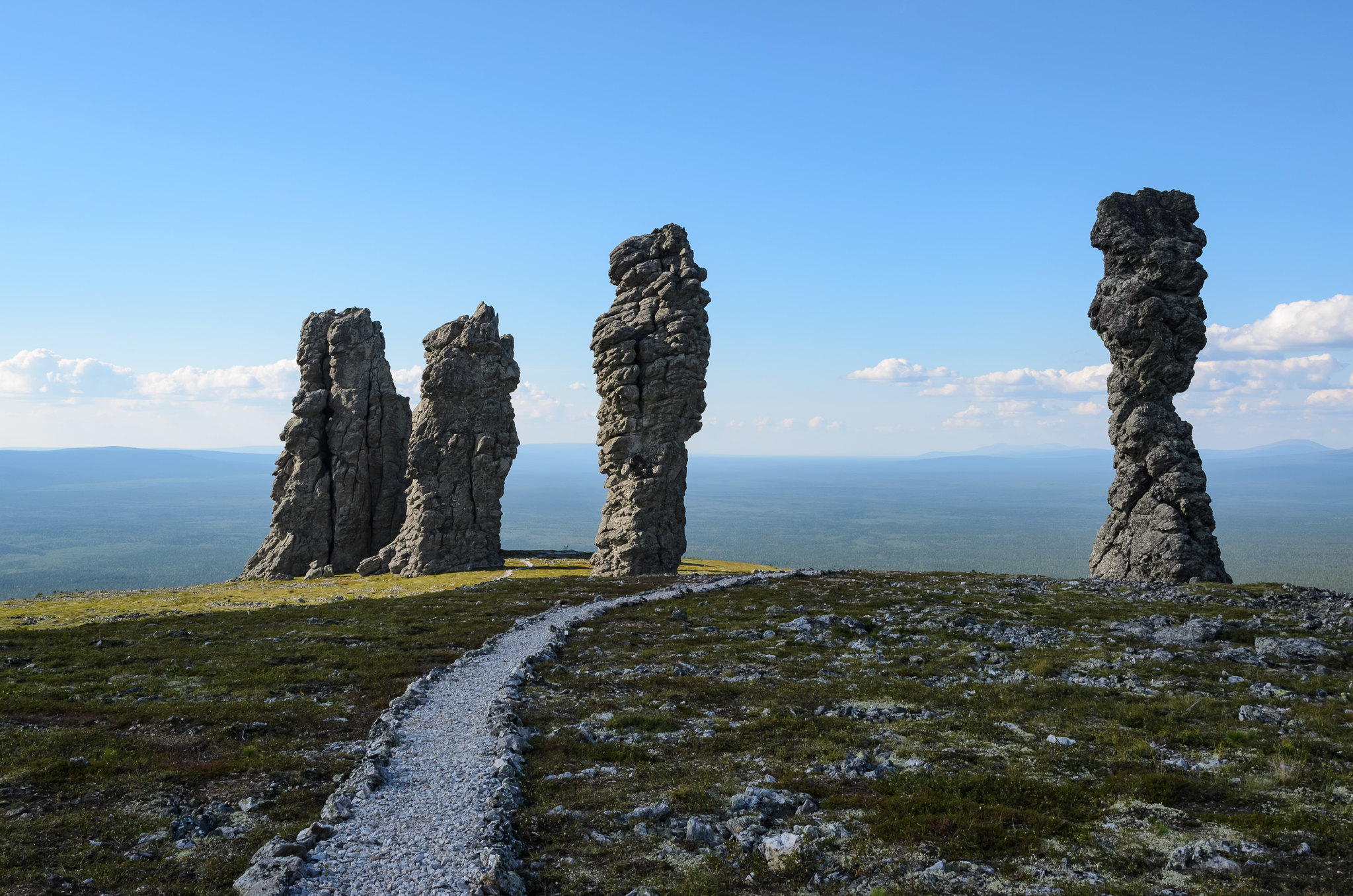 Столбы выветривания.
