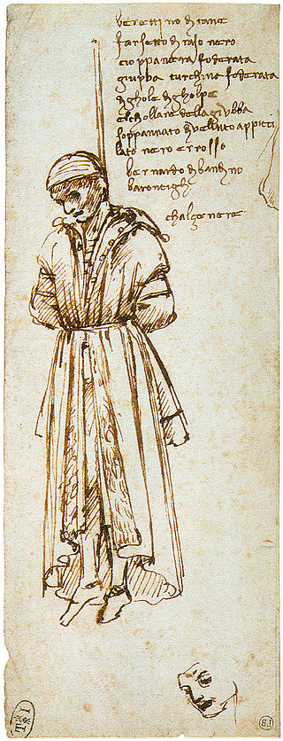 Повешенный Бернардо ди Барончелли. Рисунок Леонардо да Винчи.jpg