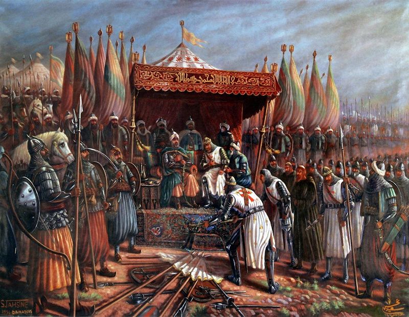 2. Саладин и Ги де Лузиньян.jpg