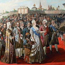 Путешествие Екатерины II по Волге 