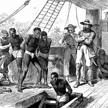 Как негров везли в рабство